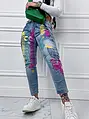 Női fashion farmer színes mintákkal