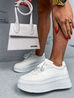 Fehér platformos sportcipő LANEY