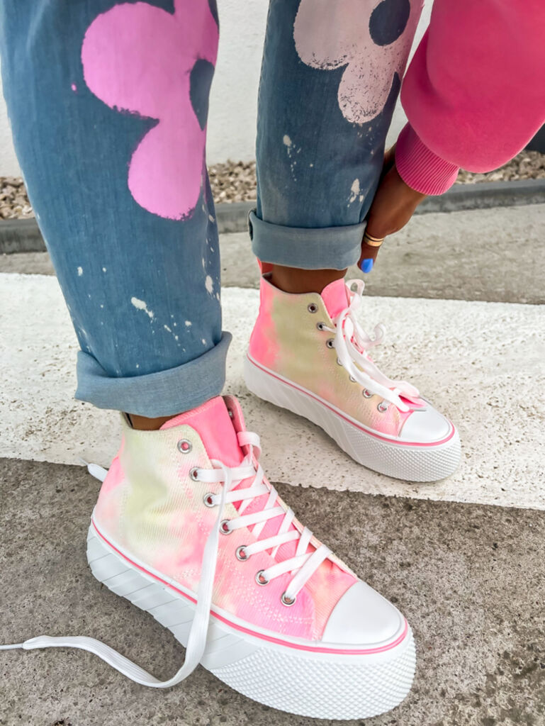 Színes magasszárú sportcipő BRADY - next