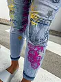 Női fashion farmer színes mintákkal