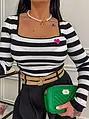 Hosszú ujjú csíkos felső HANNAH