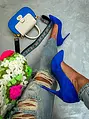 Elegáns királykék magassarkú LUCILLE