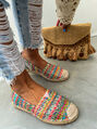 Színes espadrilles cipő LUIZA