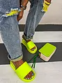 Neon sárga női papucs AVIVA