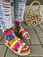 Színes női szandál VENICE