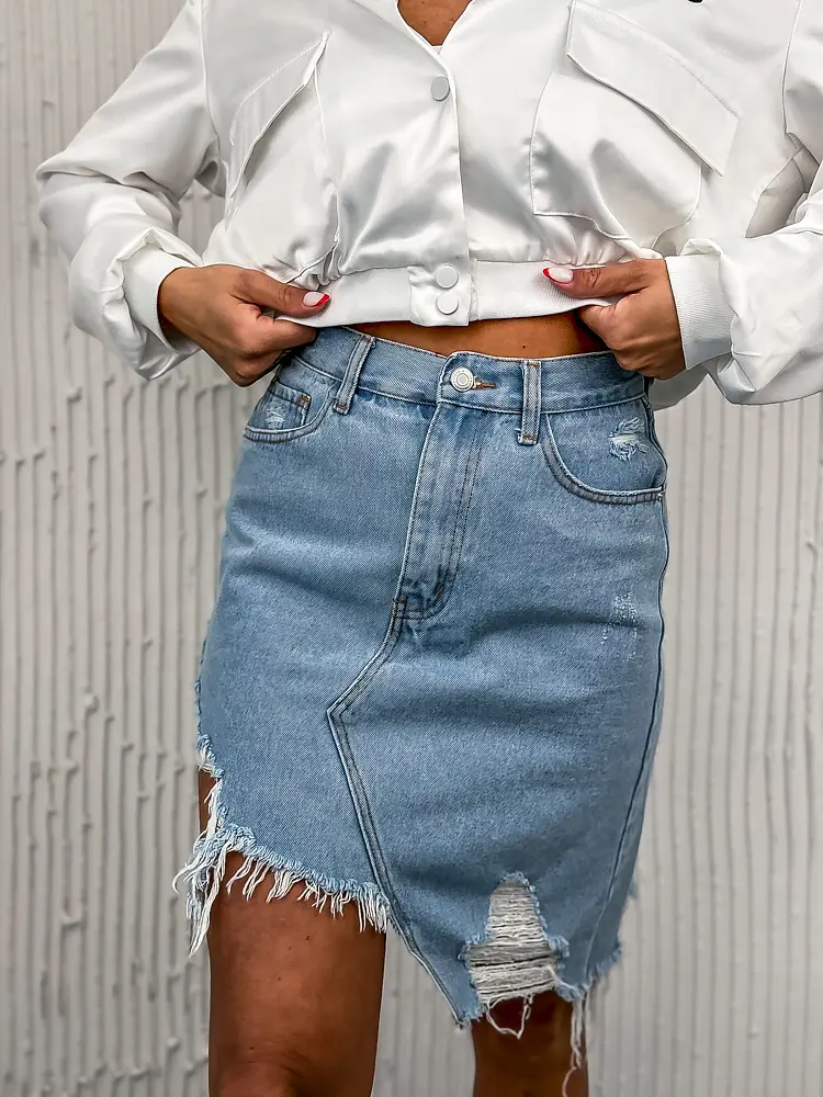 Szaggatott farmerszoknya KORY