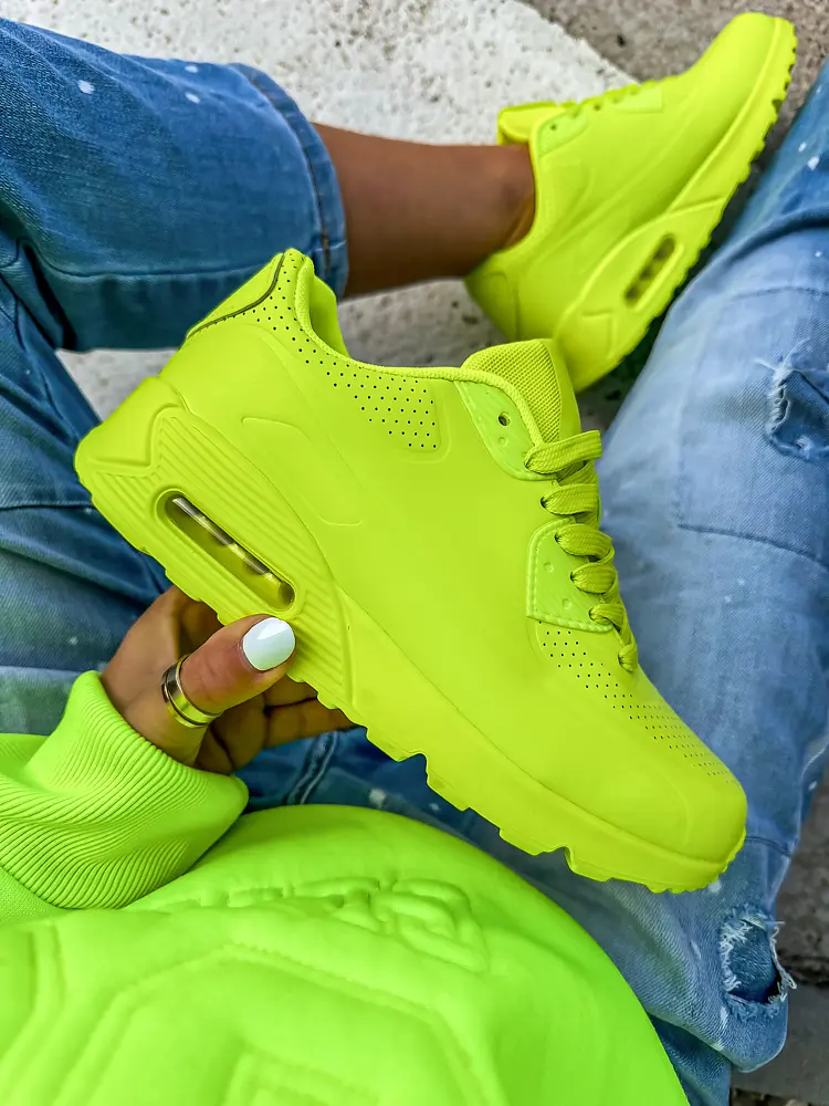 Neonzöld női sportcipő GREENA - next