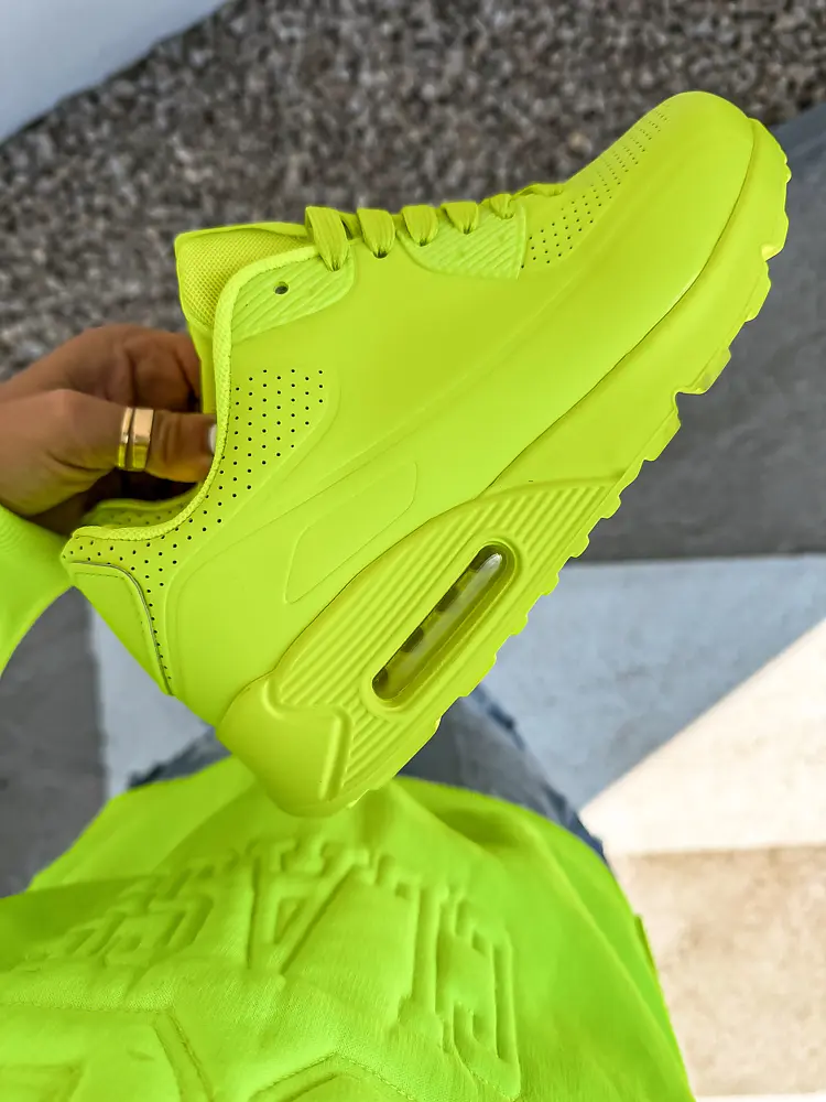 Neonzöld női sportcipő GREENA
