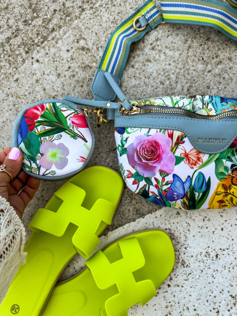 Virágmintás cross body táska ZENA - next