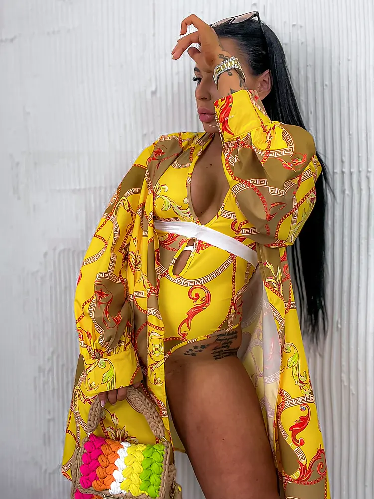 Egyrészes fürdőruha kaftánnal MIRELA+ - next