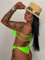 Neonzöld fashion bikini