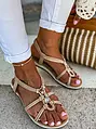 Bézs női szandál HAWIRA