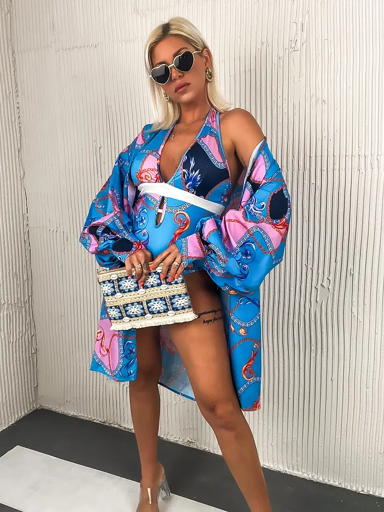 Egyrészes fürdőruha kaftánnal MIRELA+ - next