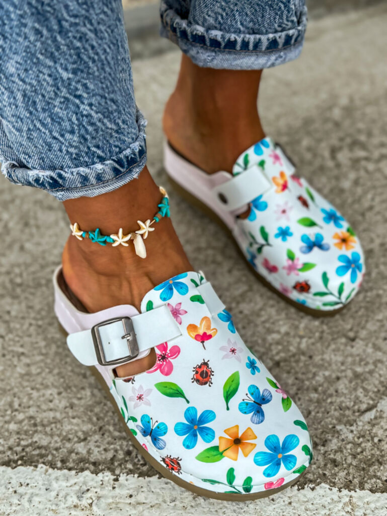 Mintás egészségügyi papucs GARDEN - next