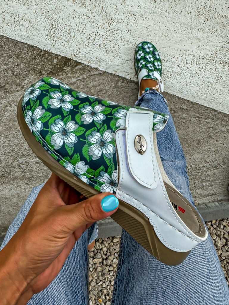 Mintás egészségügyi papucs MARGARETA
