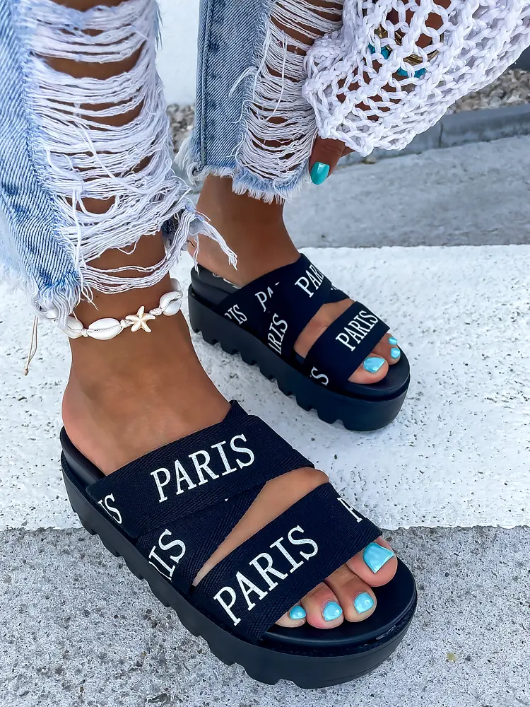 Platformos papucs PARIS