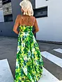 Zöld maxi ruha FIORENTINA