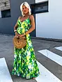 Zöld maxi ruha FIORENTINA