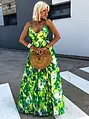 Zöld maxi ruha FIORENTINA