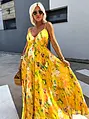 Sárga maxi ruha FIORENTINA