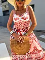 Mintás maxi ruha MYKONOS
