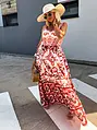 Mintás maxi ruha MYKONOS