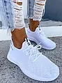 Fehér belebújós sportcipő NELLY
