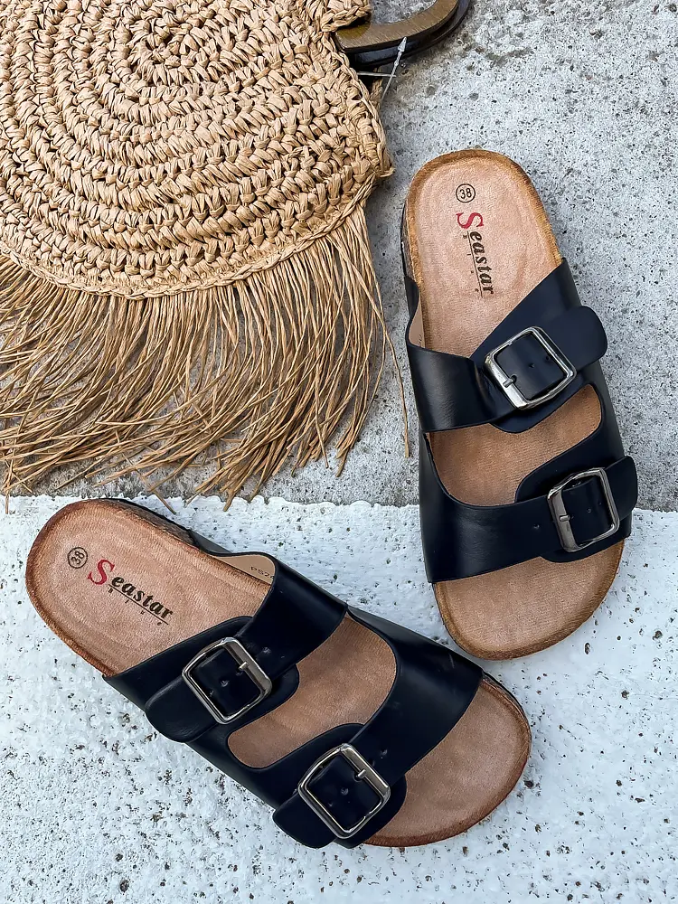 Fekete női papucs BERTY - next