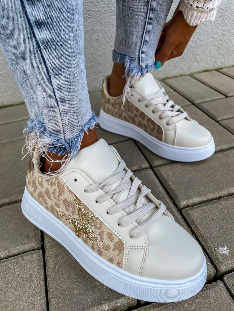 Leopárdmintás női sportcipő CARRY - next