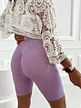 Bordázott anyagú rövid push-up leggings