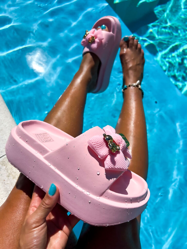 Platformos gumis papucs KETTY - next