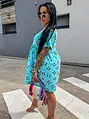 Mintás babydoll ruha APRILIA