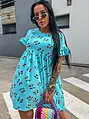 Mintás babydoll ruha APRILIA
