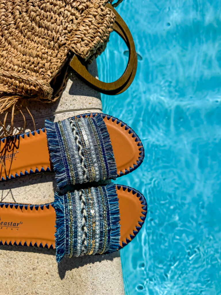 Flitterekkel díszített papucs KAILYN