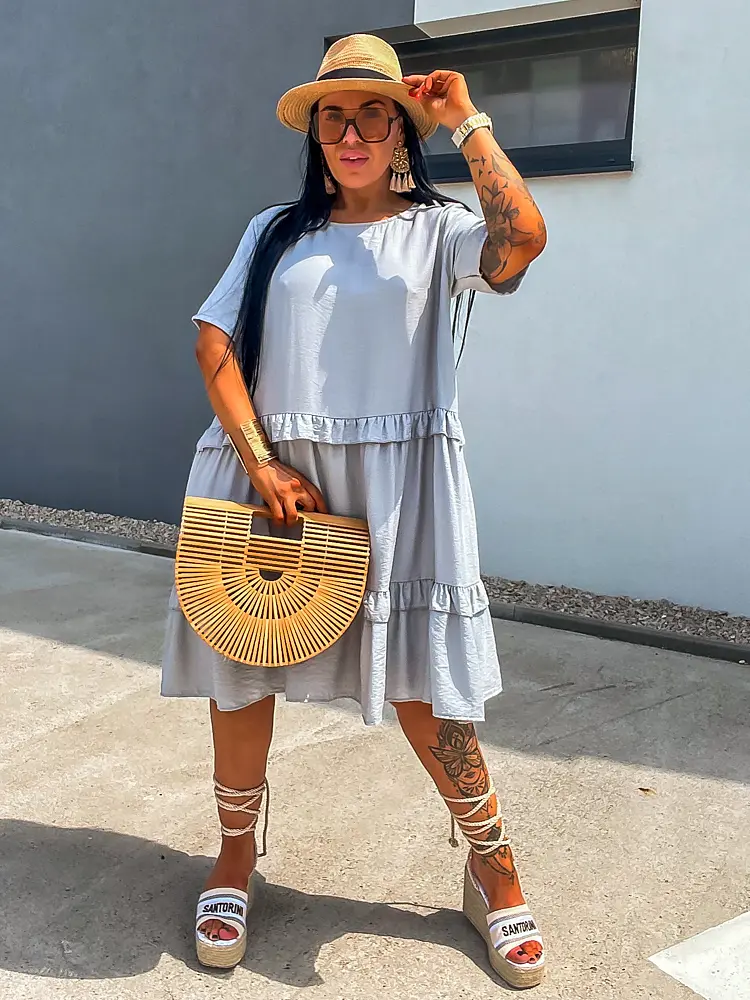 Oversized babydoll ruha KATRYN+ - next