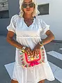 Fehér babydoll ruha ALISON
