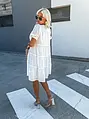 Fehér babydoll ruha ALISON