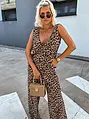 Leopárdmintás szatén overál PEGGY