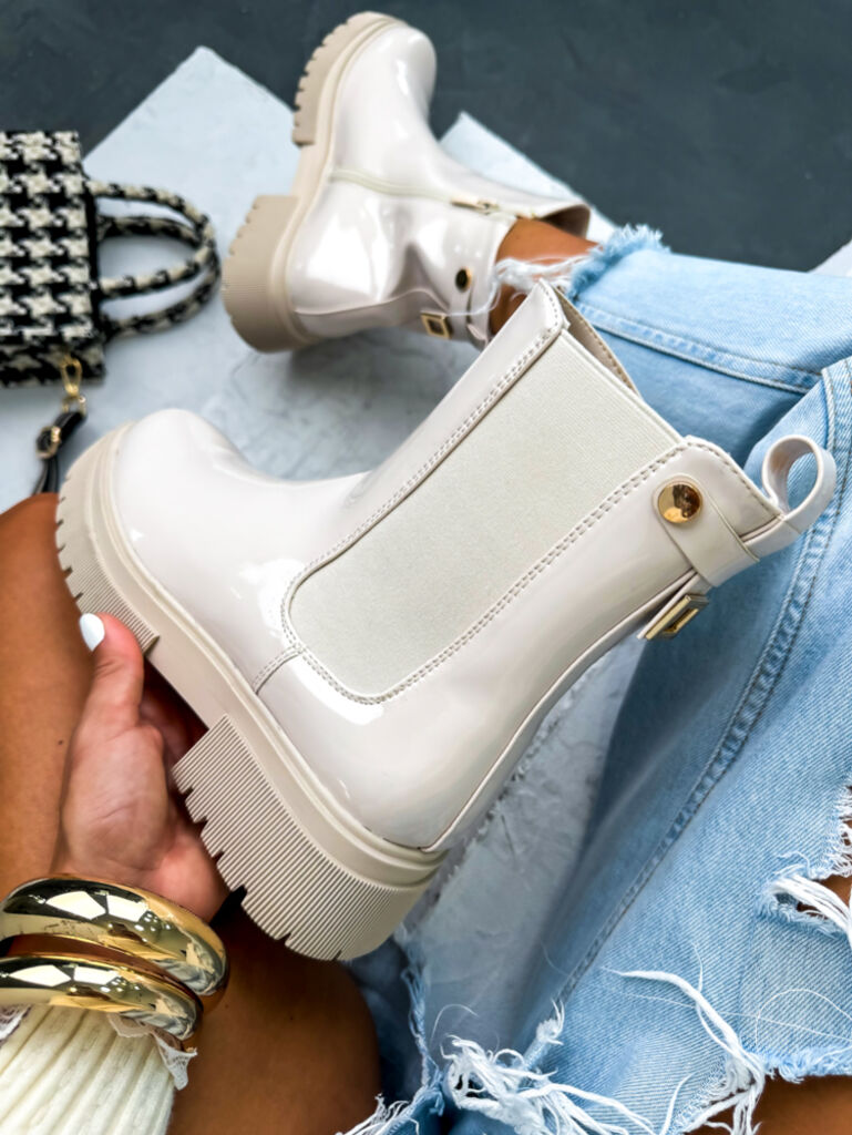 Lakkozott bokacsizma WILSON