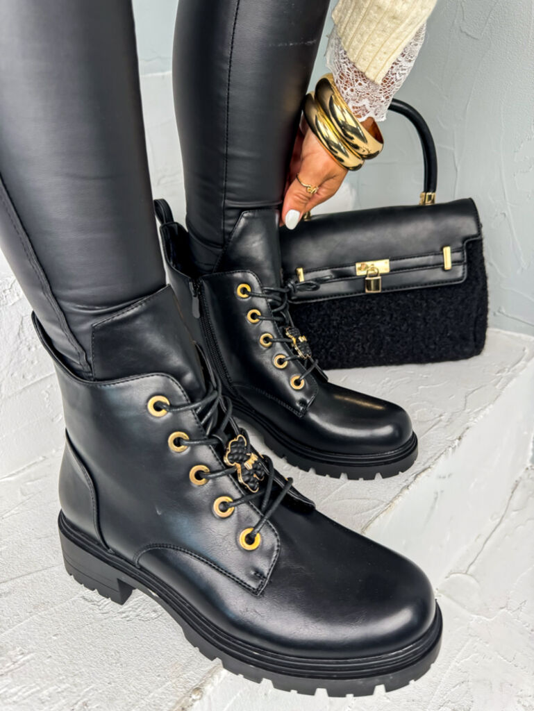 Fűzős bokacsizma WANITY - next