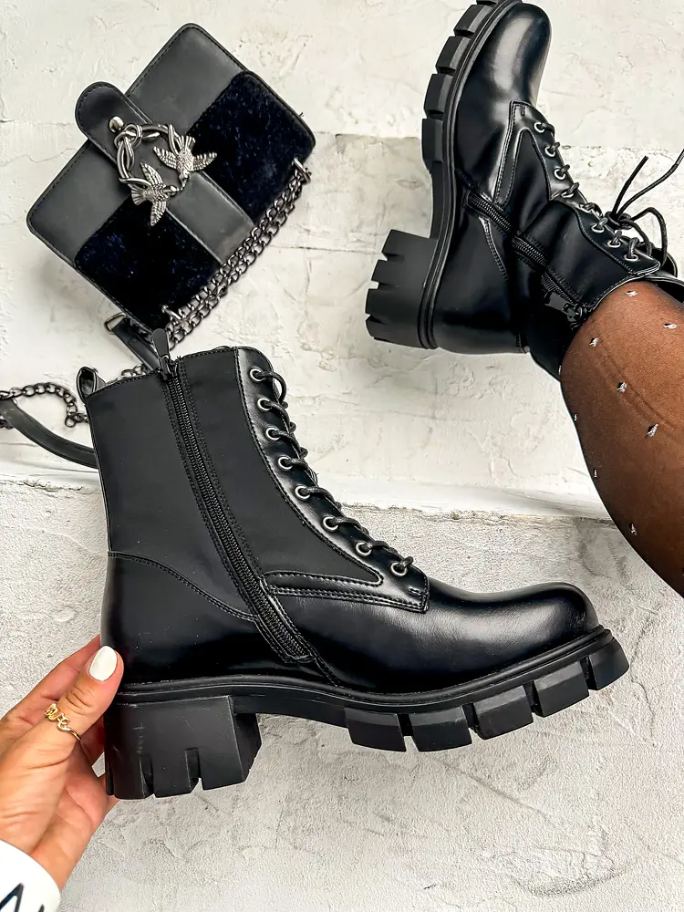 Fűzős bokacsizma ALICENT+ - next