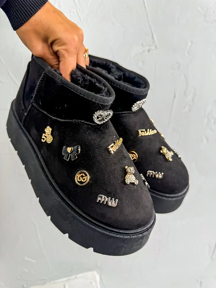 Női hócsizma ékszer díszekkel KALEB - next