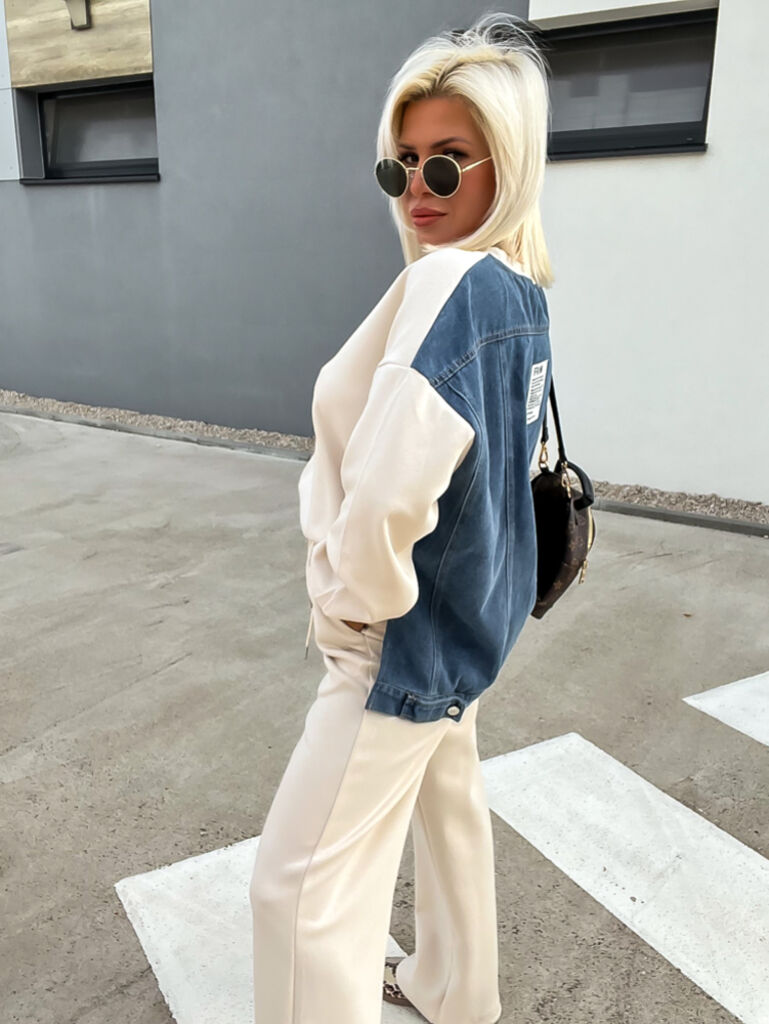 Sportos szett farmerrel kombinálva TEREZA