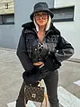 Műszőrmés farmer dzseki IRINA