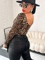 Leopárdmintás body MALIRA