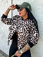 Átmeneti leopárdmintás bomber kabát KIMA