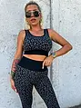 Leopárdmintás fitness szett SAVANNAH