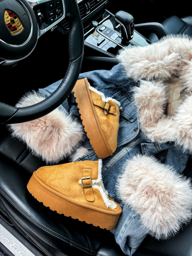 Meleg velúr papucs DAMARIS - next