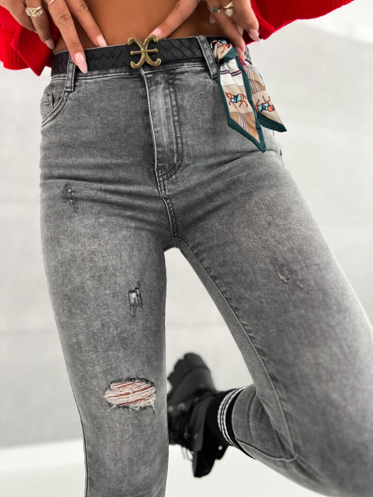 Szürke női skinny farmer - next