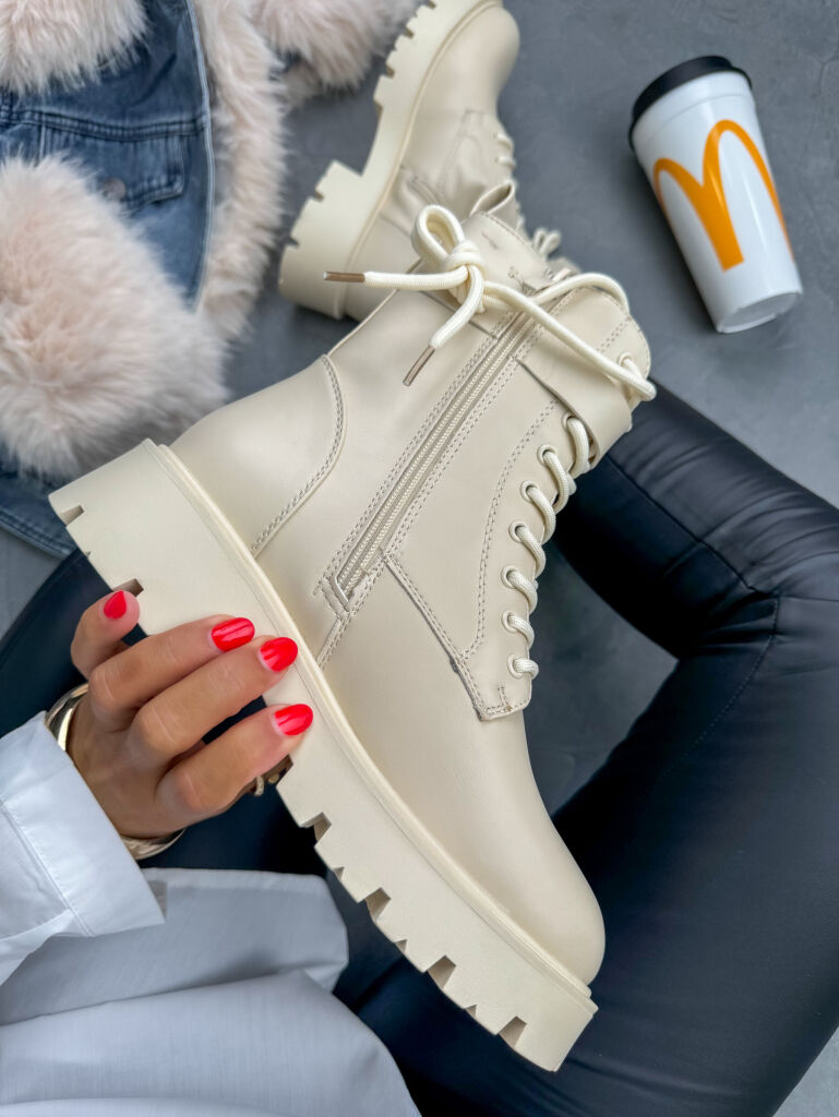 Fűzős bokacsizma GENESIS - next